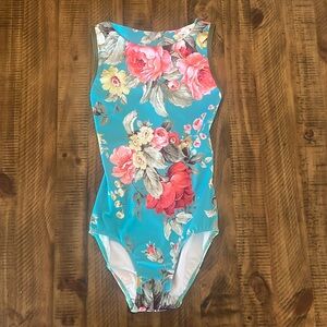 Eleve’ floral leotard - XS